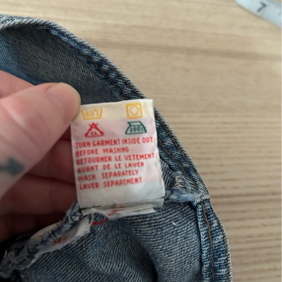 Vintage Sargent Pepper Jeanswear denim shorts jumpsuit suit size 4 - Picture 5 of 10